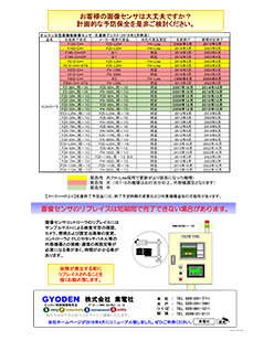 「GYODEN通信　第25号」裏